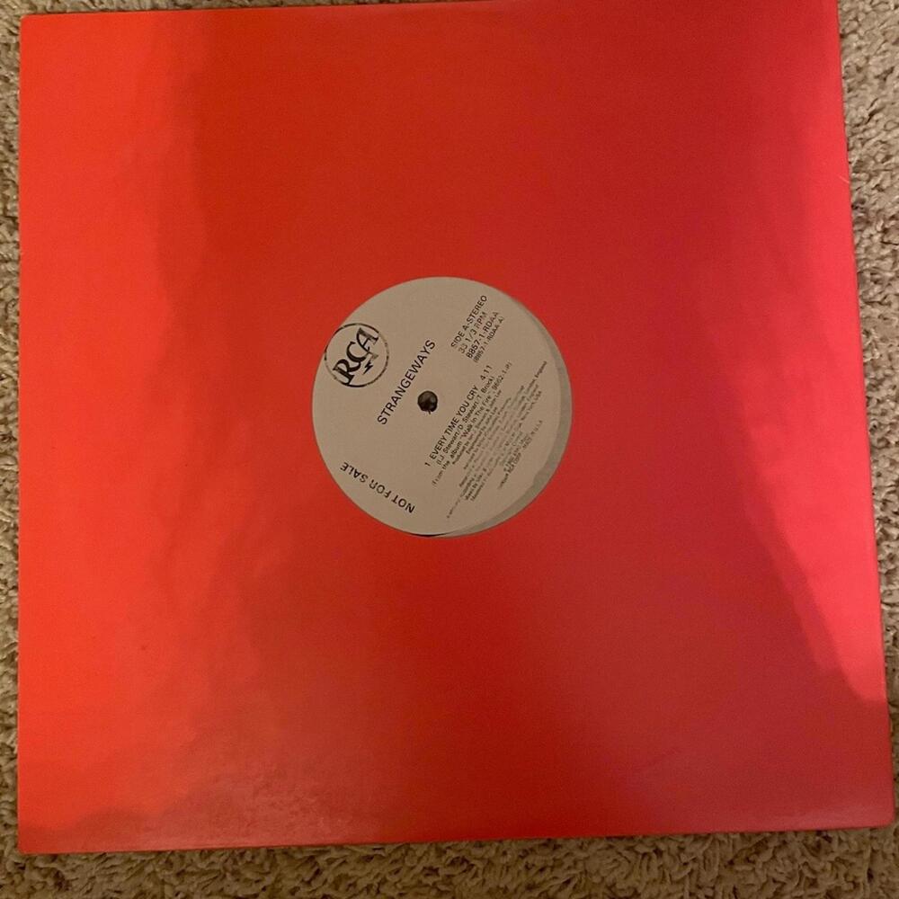 STRANGEWAYS Every Time You Cry RCA Walk in the Fire 1988 Vinyl 12" Record